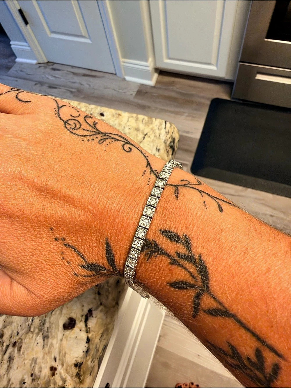 Sterling Silver Tennis Bracelet Like New